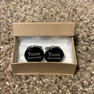 Team awesome cuff links